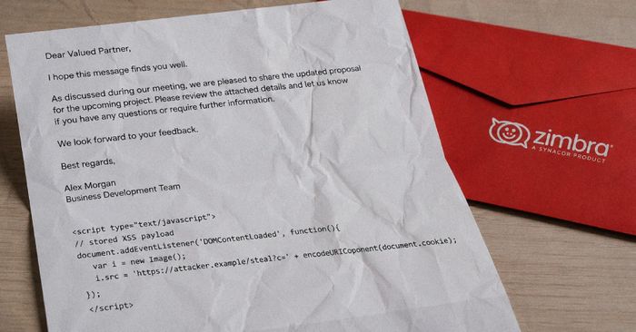 Zimbra Email Flaw Executes Malicious Code by Opening a Message
