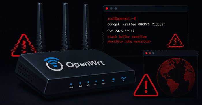 OpenWrt Patches Critical DHCPv6 RCE Flaw CVE-2026-53921