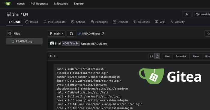 Critical Gitea flaw lets anyone read server files without logging in