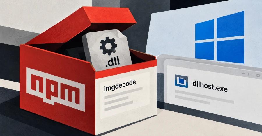 Malicious npm Package imgdecode Loads Malware Through a DLL